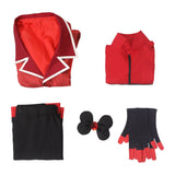 Hazbin Hotel Alastor Red Suit Cosplay Costume Outfits Halloween Carnival Suit