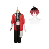 Sousou No Frieren Stark Red Suit Cosplay Costume Outfits