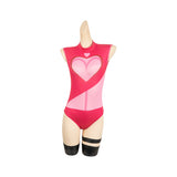 Hazbin Hotel Angel Dust Cosplay Poison Rose Tight Suit Costume Outfits Halloween Carnival Suit