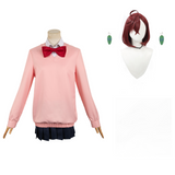 Ayase Momo Pink School Uniform Set Cosplay Costume Outfits