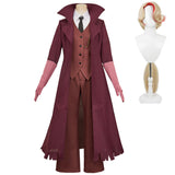 Hazbin Hotel Charlie Morningstar Dark Red Cosplay Outfit For Adult Female Halloween Carnival Party Suit