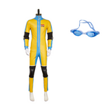 Dispatch Waterboy Man Yellow Cosplay Costume Halloween Carnival Party Suit