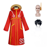 One Piece Monkey D. Luffy Future Island Egghead Arc Cosplay Costume Uniform Outfits