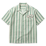 Obsession Bear Green Striped Shirt Cosplay Costume Halloween Carnival Party Suit