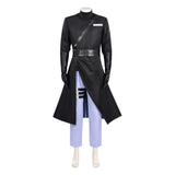 Alien Stage Ivan Black Coat Outfit Cosplay Costume Halloween Carnival Party Suit