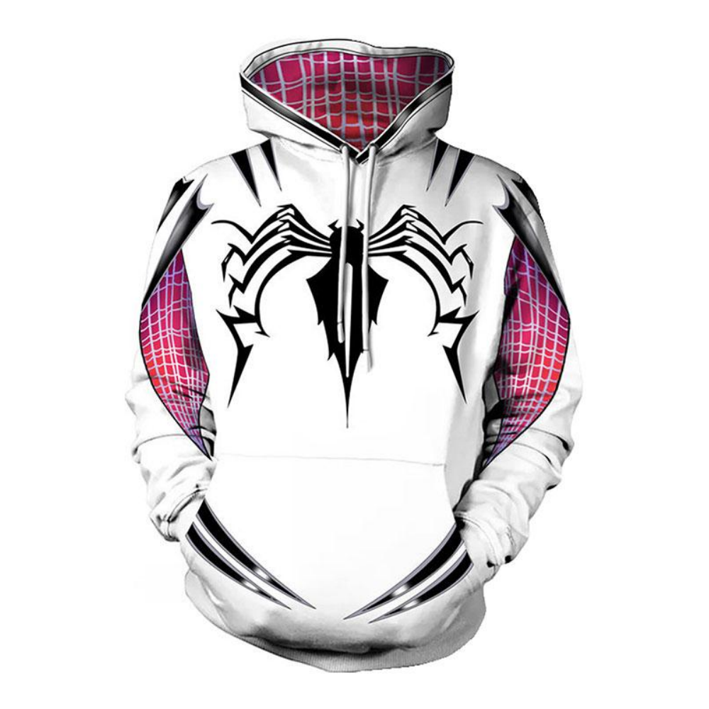 Girls Hoodie Spider-Gwen Gwen Stacy 3D Pullover Sweatshirt