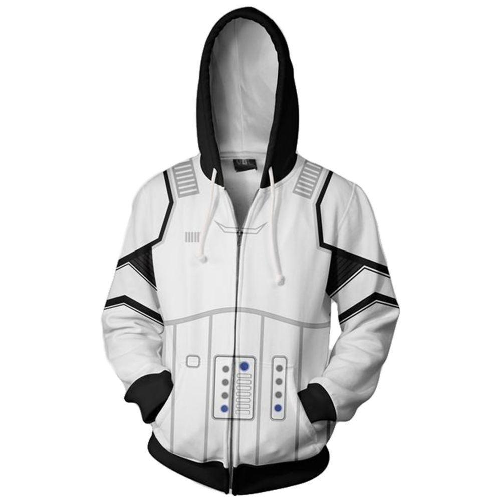 Hoodie First Order Stoomtrooper Pullover Sweatshirt White