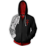 Fullmetal Alchemist Hoodie Edward Elric 3D Printed Zip Up Sweatshirt