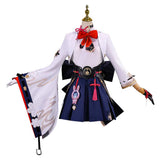 Honkai: Star Rail Evanescia Women White Outfit Cosplay Costume Halloween Carnival Party Suit