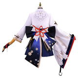 Honkai: Star Rail Evanescia Women White Outfit Cosplay Costume Halloween Carnival Party Suit