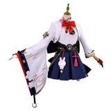 Honkai: Star Rail Evanescia Women White Outfit Cosplay Costume Halloween Carnival Party Suit