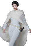 [Ready To Ship] Padme Naberrie Amidala White Cosplay Costume Cloak Outfits Halloween Carnival Suit