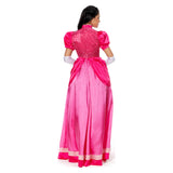 The Super Mario Bros. Movie-Peach Cosplay Costume Long Dress Outfits Halloween Carnival Suit