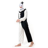 Terrifier 2 Art the Clown Cosplay Costume Jumpsuit Hat Outfits Halloween Carnival Suit