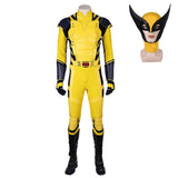 Deadpool&Wolverine Wolverine Yellow Combat Jumpsuit Cosplay Costume Outfits Halloween Carnival Suit