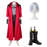 Devil May Cry Costume Dante Cosplay Red Coat Suit For Adult Man Halloween Carnival Suit