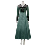 House of the Dragon Helaena Targaryen Dark Green Dress Cosplay Costume Outfits