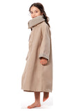The Mandalorian Baby Yoda Kids Children Fleece Lined Coat  Cosplay Costume Halloween Carnival Party Suit