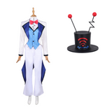 Hazbin Hotel Vox White Outfit Cosplay Costume For Adult Female Halloween Carnival Party Suit&nbsp;
