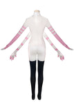 Hazbin Hotel Angel Dust Pink Cosplay Costume For Adult Female Halloween Carnival Party Suit