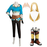 The Legend of Zelda: Breath of the Wild Princess Zelda Cosplay Costume Outfits Halloween Carnival Suit