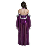 Teen Titans Starfire Women Purple One Piece Outfit Cosplay Costume Halloween Carnival Party Suit