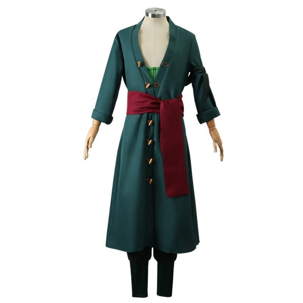 One Piece Roronoa Zoro Kids Children Cosplay Costume Outfits Halloween Carnival Suit