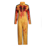 Kill Bill The Bride Women Yellow Training Outfit Cosplay Costume Halloween Carnival Party Suit