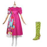 Barbie 2023 Margot Robbie Cosplay Costume Dresses Halloween