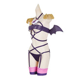 2.5 Dimensional Seduction﻿ Mikari Tachibana Purple Sexy Devil Lingerie Anime Cosplay Costume Outfits