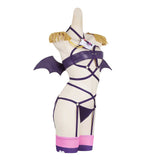 2.5 Dimensional Seduction﻿ Mikari Tachibana Purple Sexy Devil Lingerie Anime Cosplay Costume Outfits