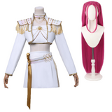 Kpop Demon Hunters Costume Mira Cosplay What It Sounds Like White Holographic Outfit For Adult Female Halloween Carnival Suit