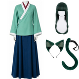 Season 3 Maomao Green Outfit Cosplay Costume Halloween Carnival Party Suit