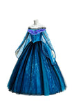 Frankenstein Elizabeth Women Blue Dress Cosplay Costume Halloween Carnival Party Suit
