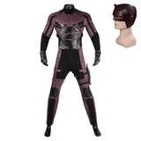 Daredevil Born Again 2025 Costume Matt Murdock  Cosplay For Adult Man Black Jumpsuit Set Halloween Carnival Suit