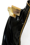 Rumi Cosplay Black Gold Top Skirt Kids Halloween Carnival Party