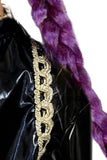 Rumi Cosplay Black Gold Top Skirt Kids Halloween Carnival Party