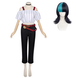 Hoshi Kirara Cosplay White Costume Halloween Carnival Party Suit