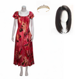 Widow‘s Bay Patricia Women Red Dress Cosplay Costume Halloween Carnival Party Suit
