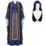 Season 3 Jinshi Blue Outfit Cosplay Costume Halloween Carnival Party Suit
