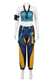 KPop Demon Hunters Costume Zoey Cosplay Blue Outfit  For Adult Female Halloween Carnival Suit