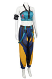 KPop Demon Hunters Costume Zoey Cosplay Blue Outfit  For Adult Female Halloween Carnival Suit