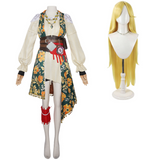Sea of Remnants R.S Women Green Printed Pirate Costume Cosplay Costume Halloween Carnival Party Suit