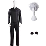 Satoru Gojo Cosplay Black Costume For Halloween Carnival Party Suit