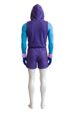 Masters of the Universe Skeleton King Purple Sportswear Cosplay Costume Halloween Carnival Party Suit