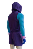 Masters of the Universe Skeleton King Purple Sportswear Cosplay Costume Halloween Carnival Party Suit