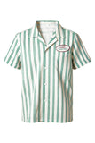 Obsession Bear Green Striped Shirt Cosplay Costume Halloween Carnival Party Suit