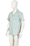 Obsession Bear Green Striped Shirt Cosplay Costume Halloween Carnival Party Suit