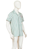 Obsession Bear Green Striped Shirt Cosplay Costume Halloween Carnival Party Suit