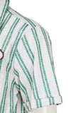 Obsession Bear Green Striped Shirt Cosplay Costume Halloween Carnival Party Suit